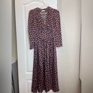 Sandro midi tea dress